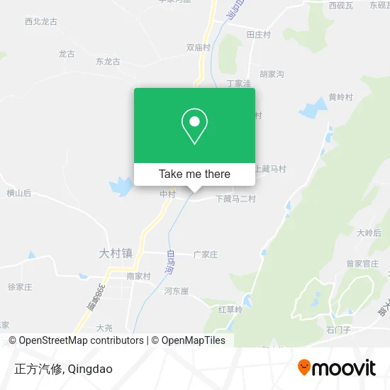 正方汽修 map