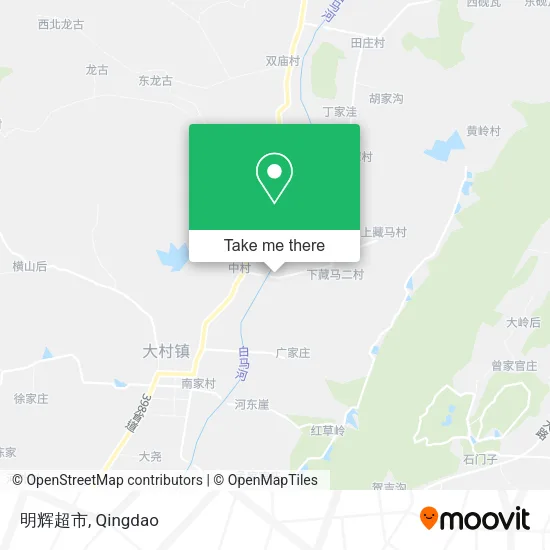 明辉超市 map
