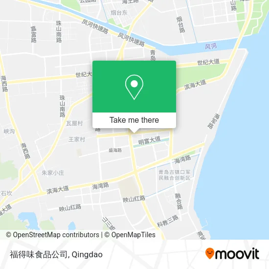 福得味食品公司 map