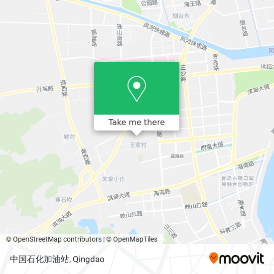 中国石化加油站 map