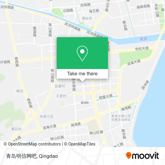 青岛明信网吧 map