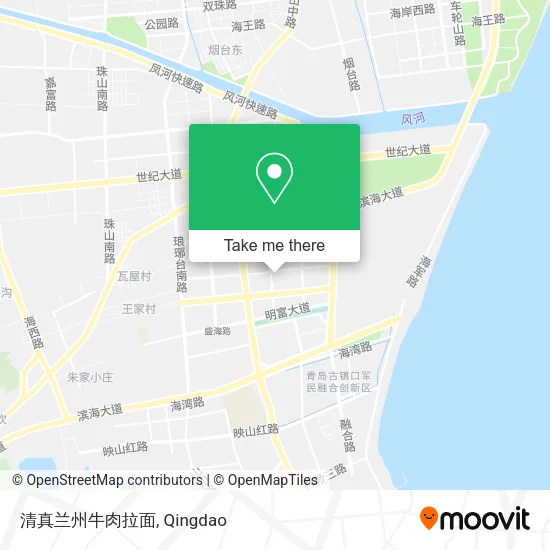清真兰州牛肉拉面 map