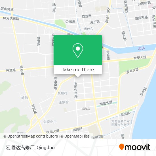 宏顺达汽修厂 map