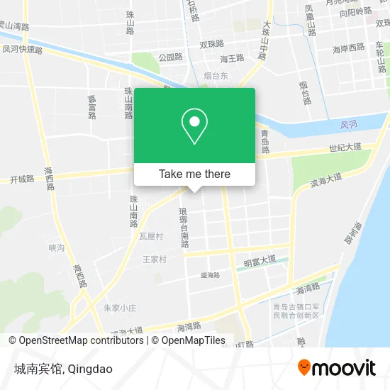 城南宾馆 map