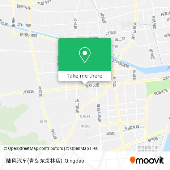 陆风汽车(青岛东煜林店) map