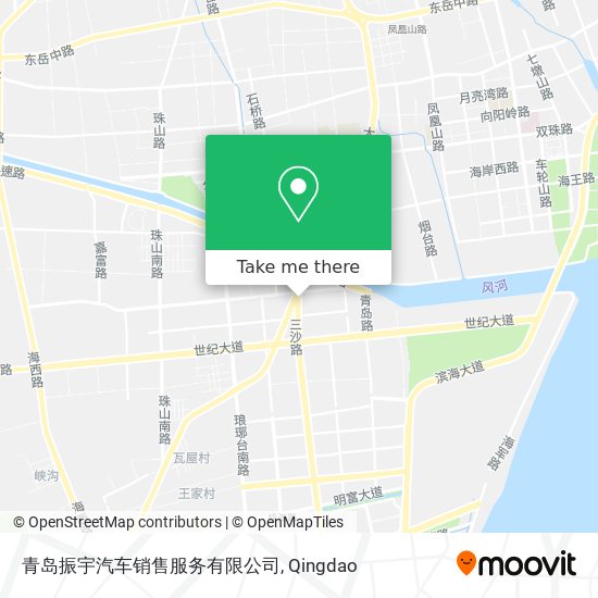 青岛振宇汽车销售服务有限公司 map