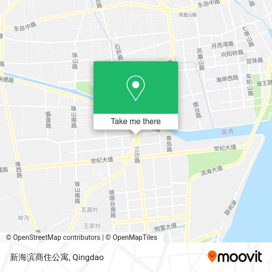 新海滨商住公寓 map