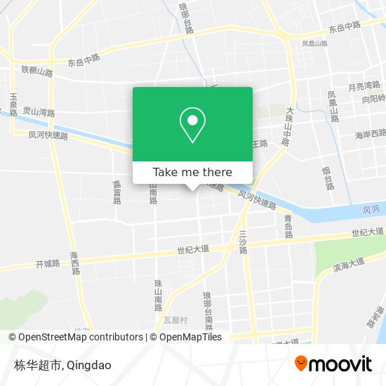 栋华超市 map