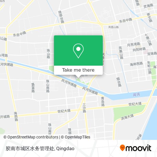 胶南市城区水务管理处 map