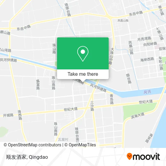 顺发酒家 map