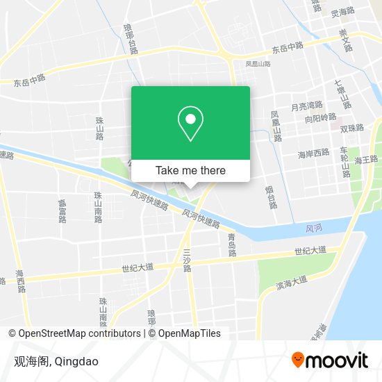 观海阁 map