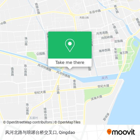 风河北路与琅琊台桥交叉口 map