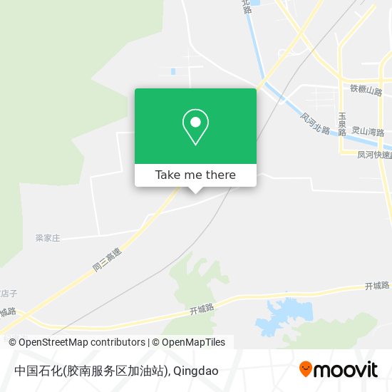 中国石化(胶南服务区加油站) map