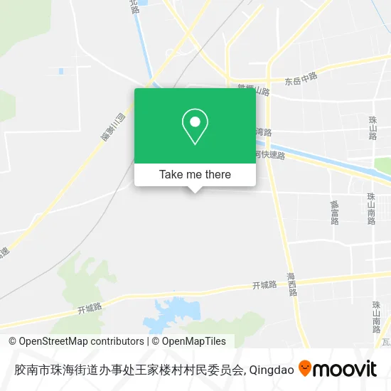 胶南市珠海街道办事处王家楼村村民委员会 map