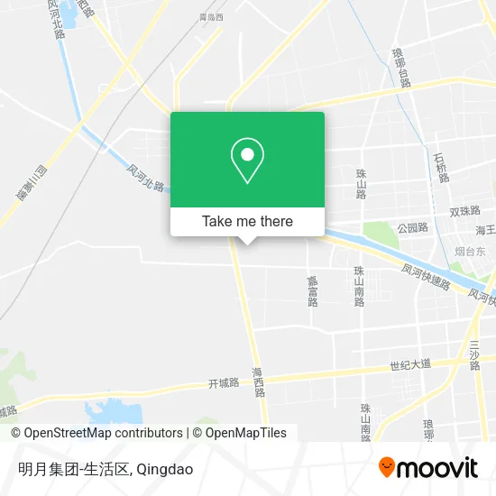 明月集团-生活区 map