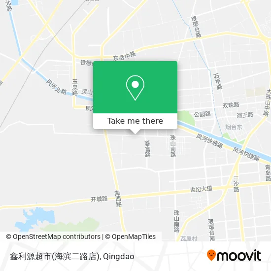 鑫利源超市(海滨二路店) map