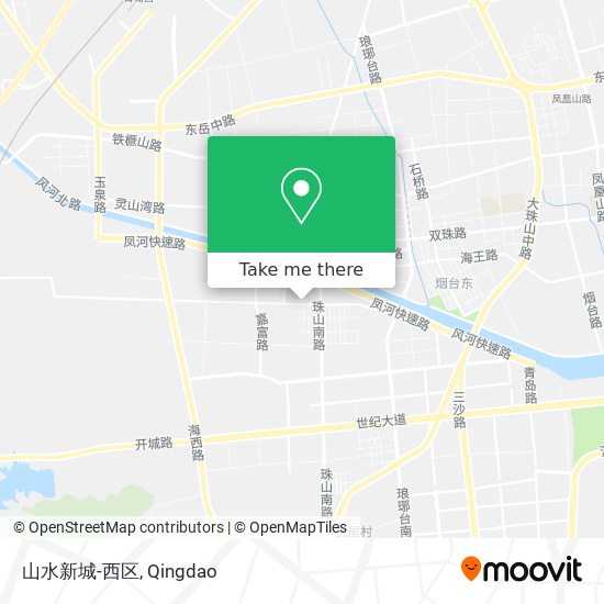 山水新城-西区 map
