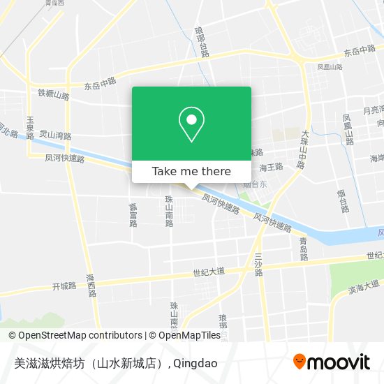 美滋滋烘焙坊（山水新城店） map