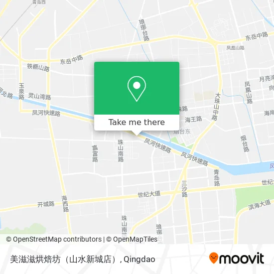 美滋滋烘焙坊（山水新城店） map