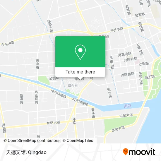 天德宾馆 map