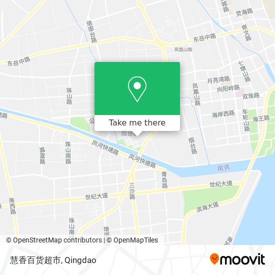 慧香百货超市 map