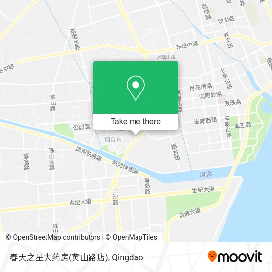 春天之星大药房(黄山路店) map
