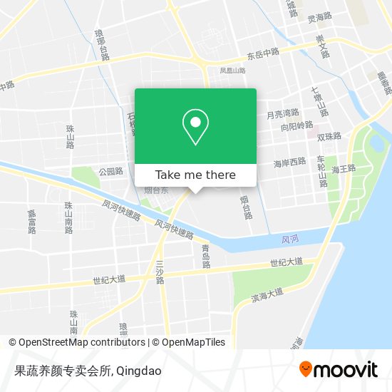 果蔬养颜专卖会所 map