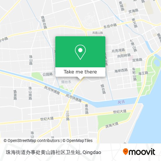 珠海街道办事处黄山路社区卫生站 map
