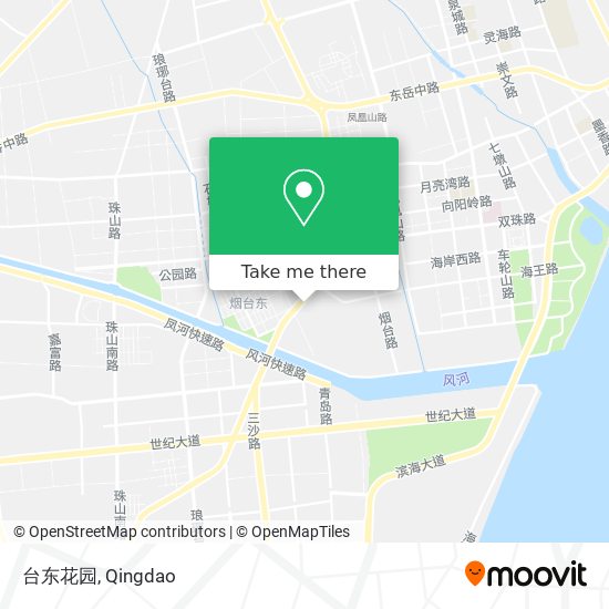 台东花园 map