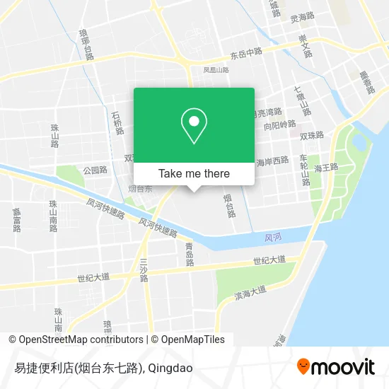易捷便利店(烟台东七路) map