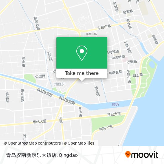 青岛胶南新康乐大饭店 map