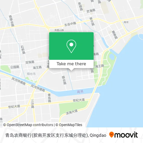 青岛农商银行(胶南开发区支行东城分理处) map