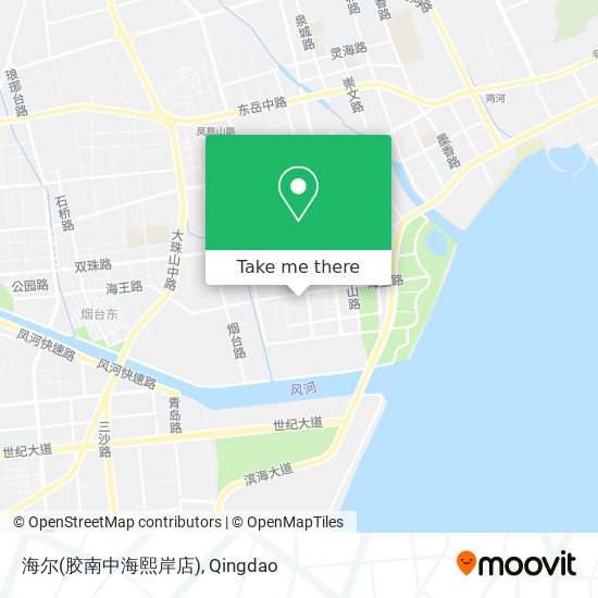 海尔(胶南中海熙岸店) map