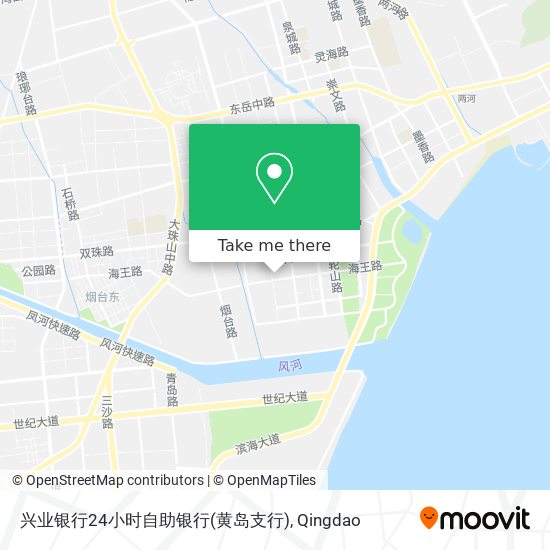 兴业银行24小时自助银行(黄岛支行) map