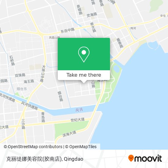 克丽缇娜美容院(胶南店) map