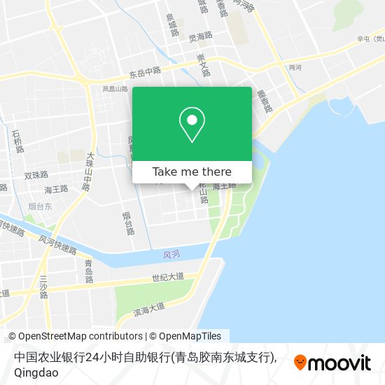 中国农业银行24小时自助银行(青岛胶南东城支行) map