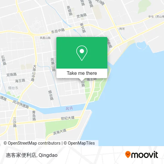 惠客家便利店 map