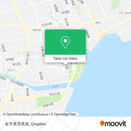 金升美容美发 map
