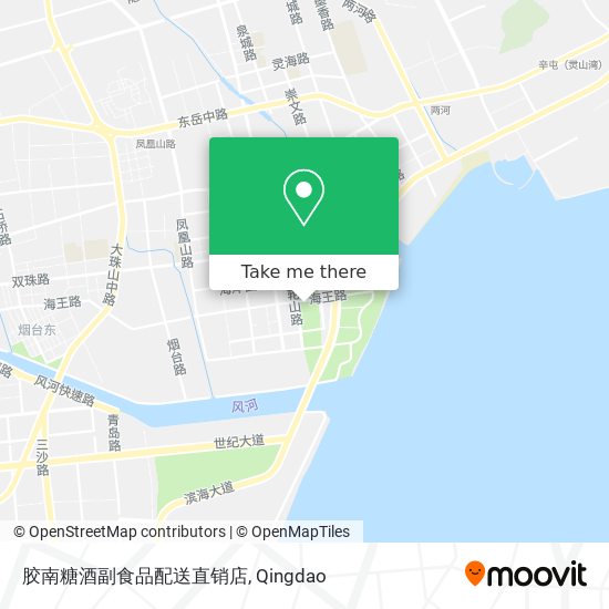 胶南糖酒副食品配送直销店 map