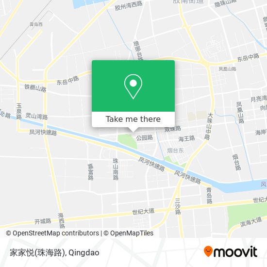 家家悦(珠海路) map