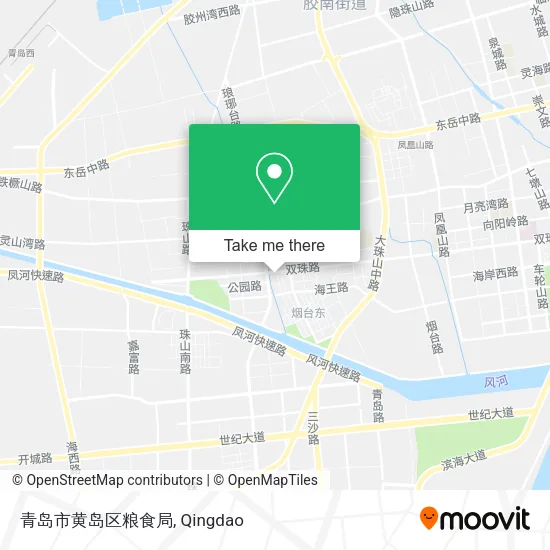 青岛市黄岛区粮食局 map