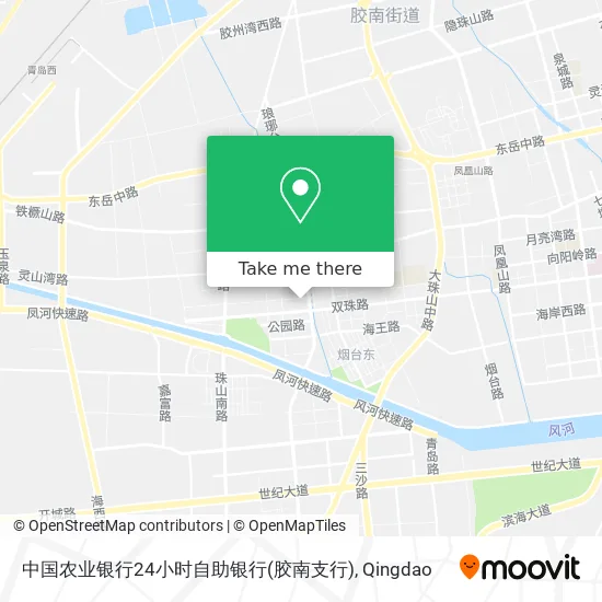 中国农业银行24小时自助银行(胶南支行) map
