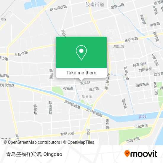 青岛盛福祥宾馆 map