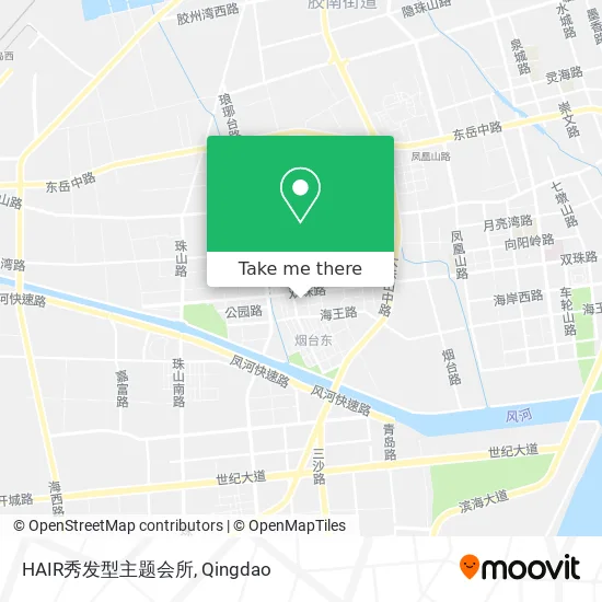 HAIR秀发型主题会所 map