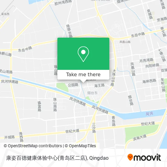 康姿百德健康体验中心(青岛区二店) map