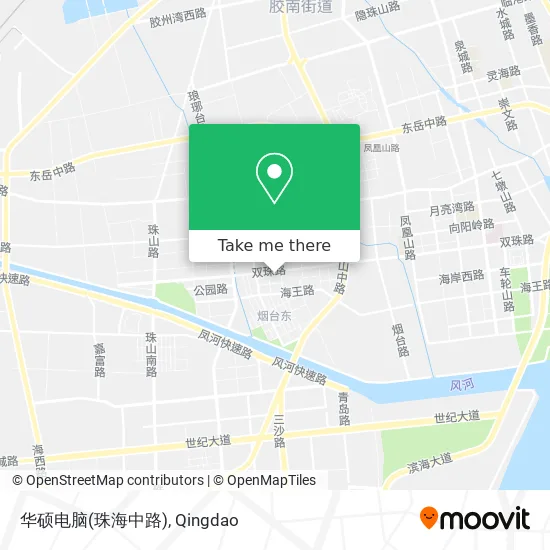 华硕电脑(珠海中路) map
