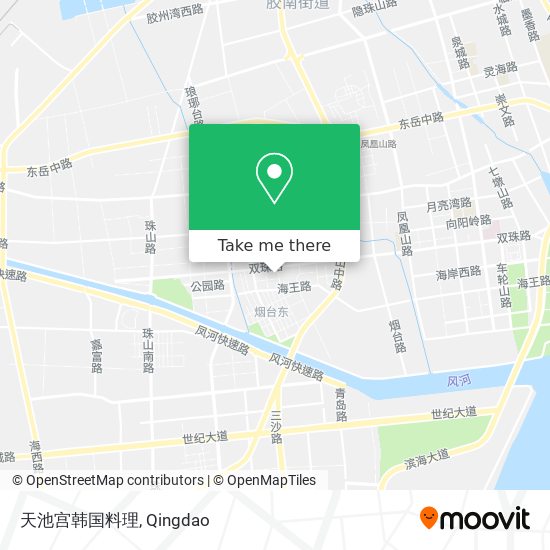 天池宫韩国料理 map