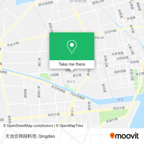 天池宫韩国料理 map