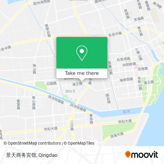景天商务宾馆 map