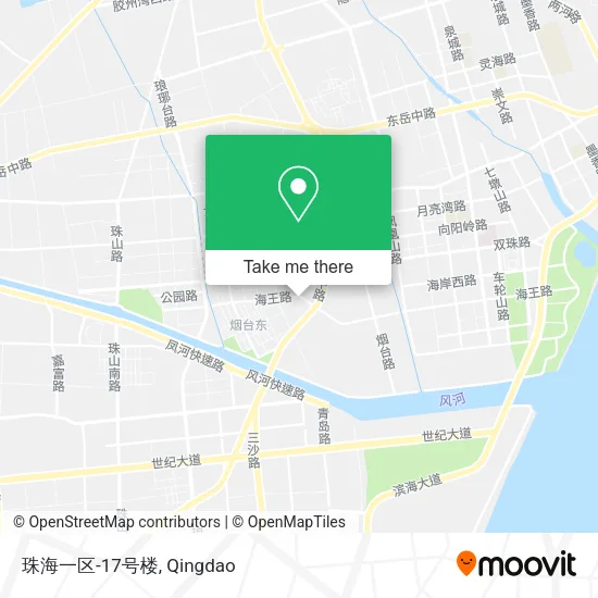 珠海一区-17号楼 map